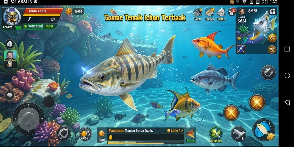 Tampilan screenshot gameplay seru dari 666I Tembak Ikan.