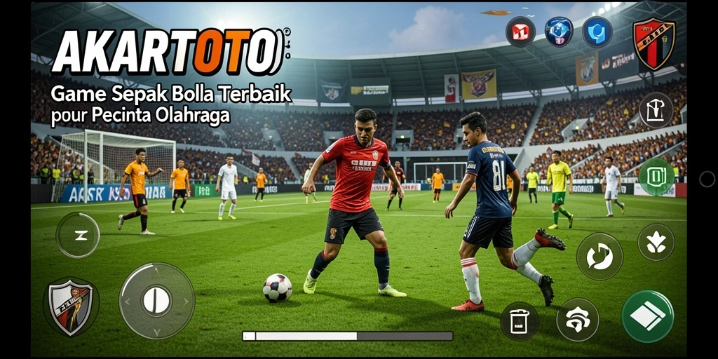 Tampilan gameplay <strong>AKARTOTO</strong> yang menegangkan dan penuh aksi di lapangan.