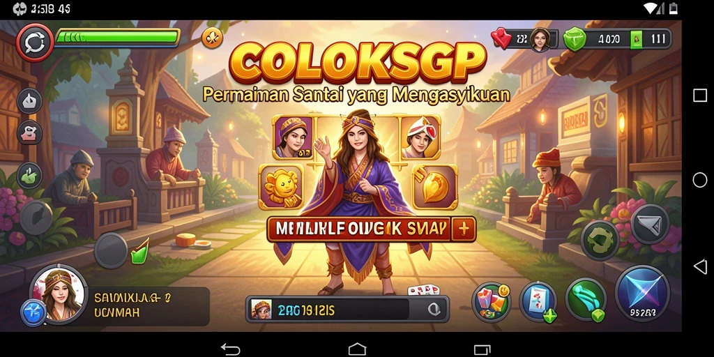 Tampilan menarik dari gameplay COLOKSGP yang seru dan santai.