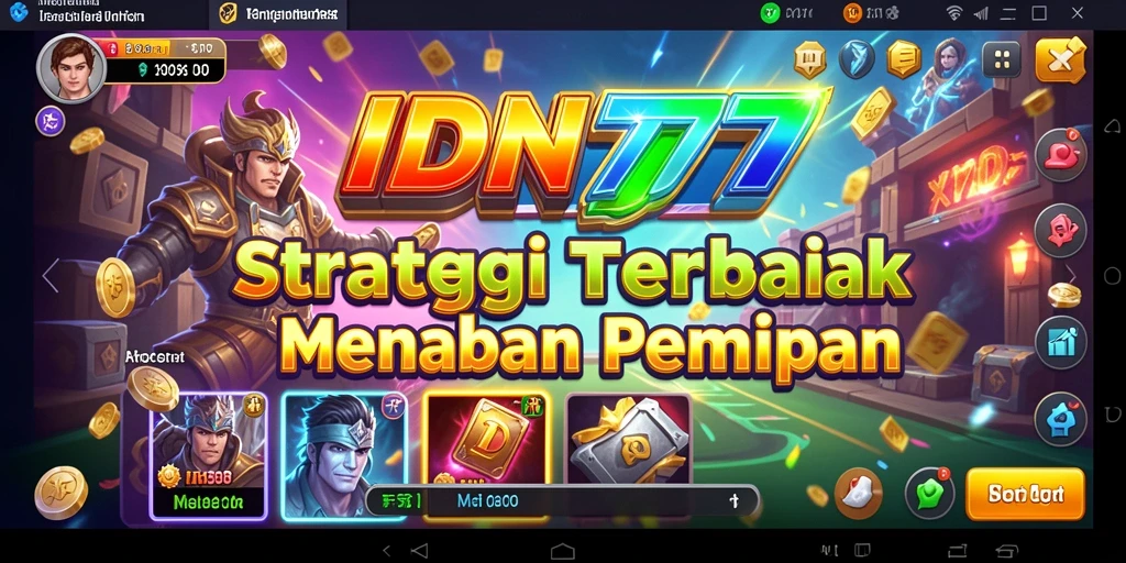 Screenshot gameplay IDN777 menampilkan pertempuran strategi yang seru.