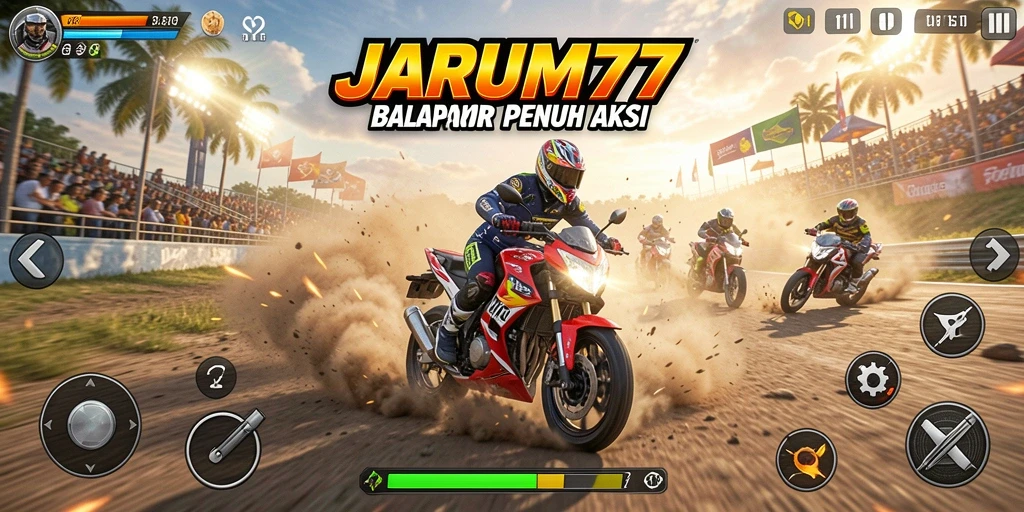 Tampilan gameplay JARUM77 yang seru dan menantang.
