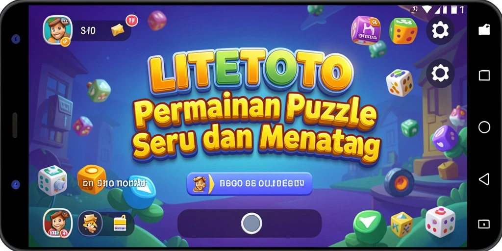 Tampilan gameplay seru dalam LITETOTO, menampilkan tantangan puzzle yang menarik.