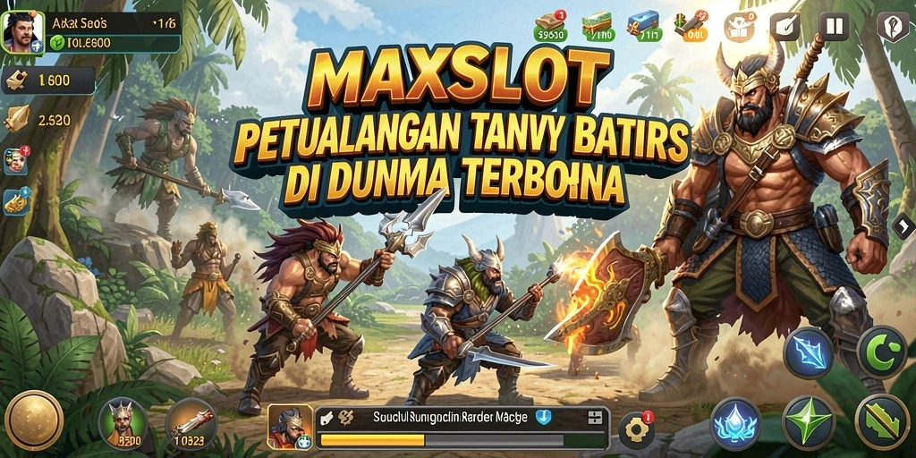 Tangkapan layar gameplay <strong>MAXSLOT</strong> menampilkan eksplorasi dunia yang menakjubkan dan interaksi karakter.