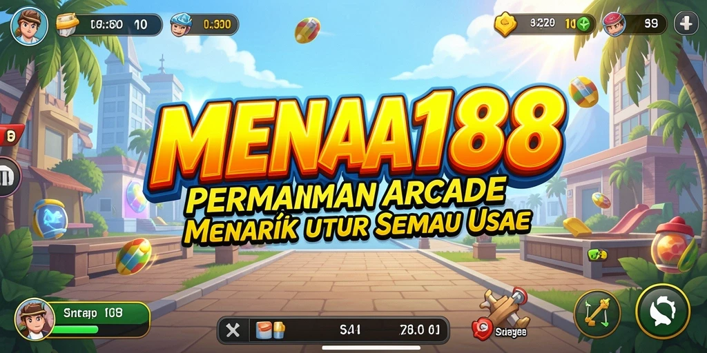 Screenshot MENARA188 yang menunjukkan gameplay seru dan penuh warna.