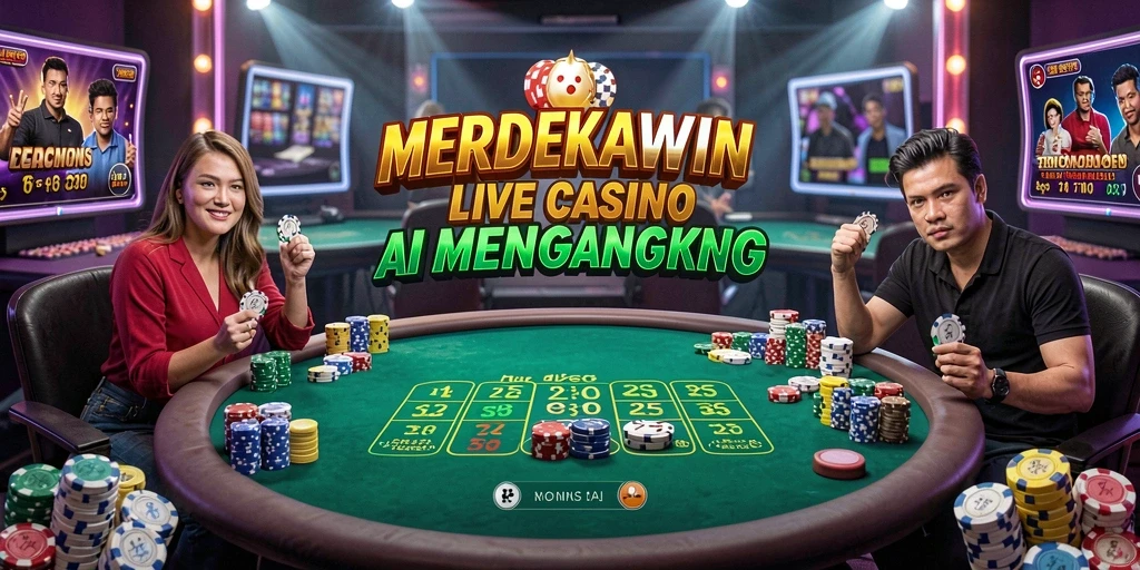 Tampilan gameplay Live Casino yang memukau dan interaktif.