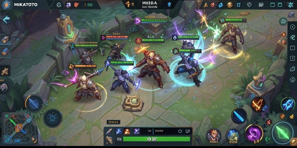 Screenshot gameplay MIKATOTO yang mendebarkan dan penuh strategi.