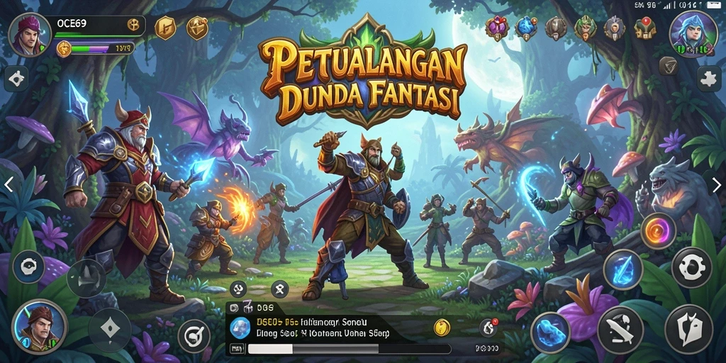 Tampilan gameplay OCE69 yang menarik dengan dunia petualangan yang luas.