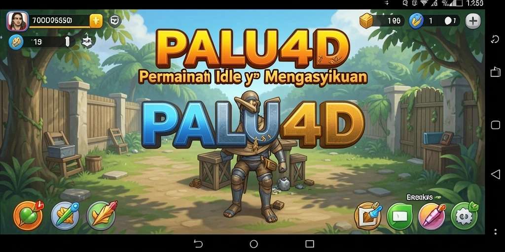 Tampilan screenshot PALU4D menampilkan aksi santai dalam gameplay Idle.