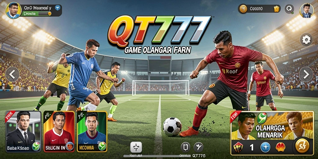 Tampilan gameplay <strong>QT777</strong> yang seru dan menantang di dunia olahraga.