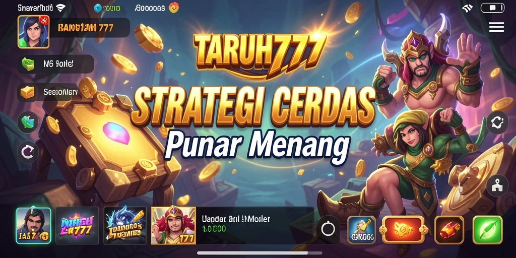 Tampilan gameplay TARUH777 dengan elemen strategi yang mendebarkan.