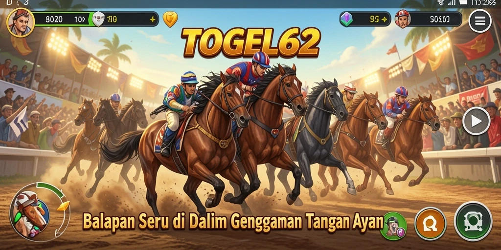 Tangkapan layar utama TOGEL62 menampilkan aksi balapan yang mendebarkan.