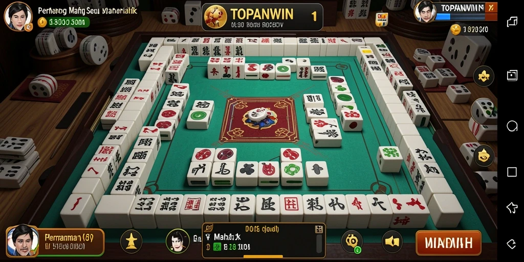 Gameplay seru TOPANWIN dengan desain Mahjong yang menawan.