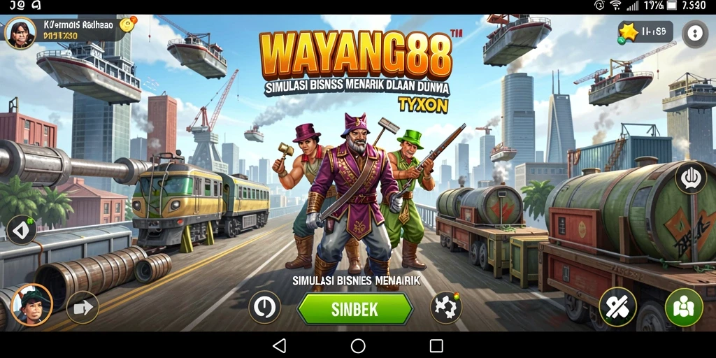 Tangkapan layar menunjukkan gameplay Tycoon yang menantang dan menyenangkan.
